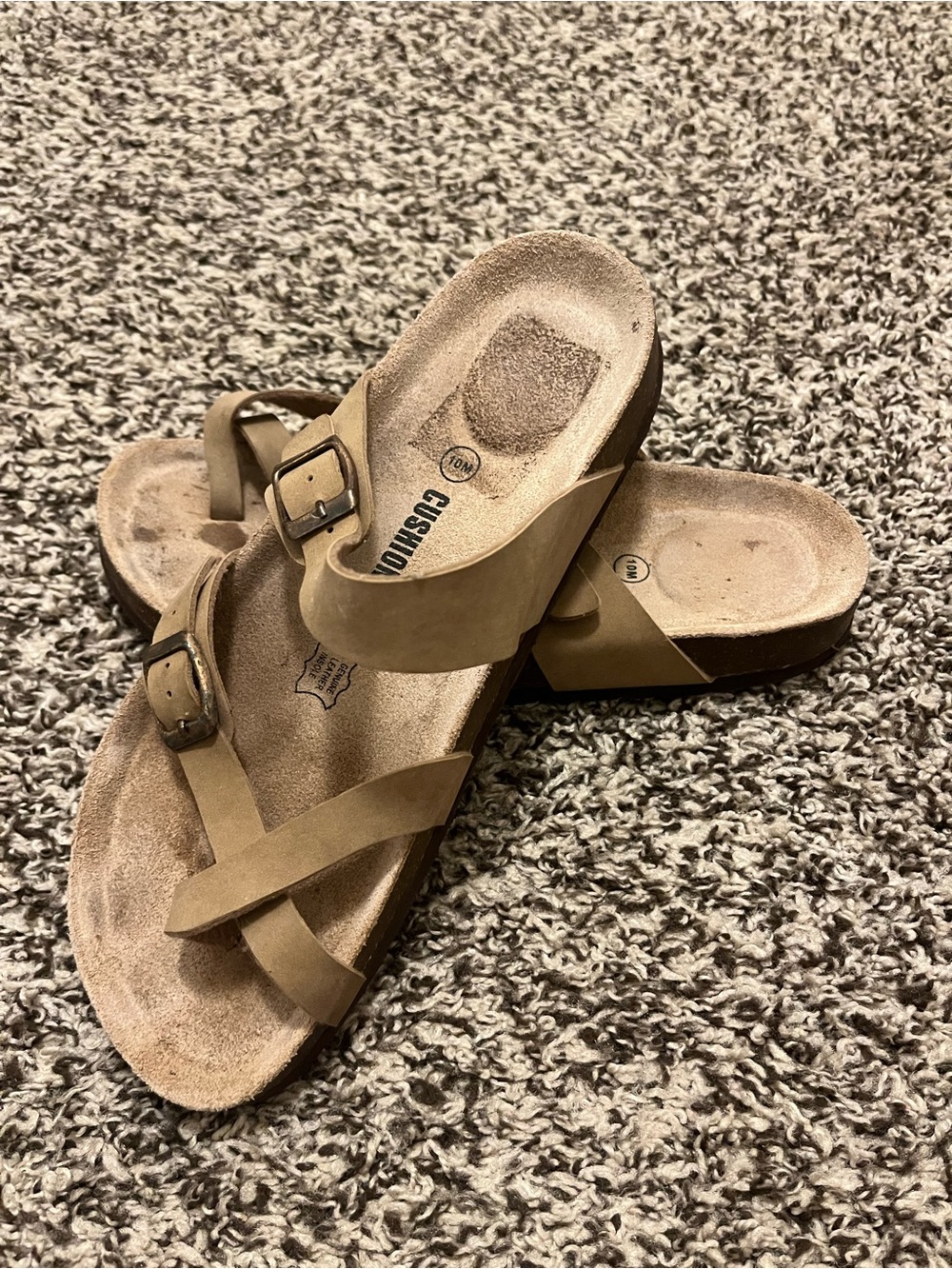 Women's Cushionaire Luna Cork Footbed Sandal